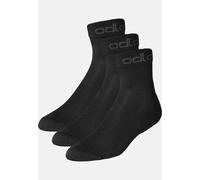 Odlo Lot de 3 paires de chaussettes basses Active, 39-41, noir
