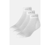 Odlo Lot de 3 paires de chaussettes invisibles Active, 42-44, white