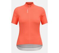 ODLO Zeroweight Chill-tec S/u Collar S/s Full Zip W - Femme - Orange - taille L- modèle 2024