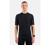 Odlo Maillot de cyclisme à zip intégral Essentials pour homme, XL, noir