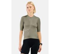 Odlo Maillot de cyclisme à zip intégral Explorer Pro Chill-Tec pour femme, L, green