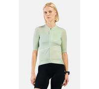 Maillot velo manches courtes femme odlo explorer pro vert clair