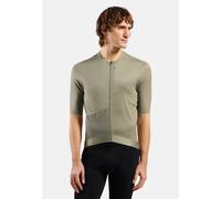 Odlo Maillot de cyclisme à zip intégral Explorer Pro Chill-Tec pour homme, XXL, vert