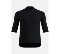 Odlo Maillot de cyclisme à zip intégral Zeroweight Merino pour homme, S, noir