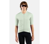 Odlo Maillot de cyclisme à zip intégral Zeroweight Pro Chill-Tec pour homme, L, vert