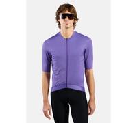 Odlo Maillot de cyclisme à zip intégral Zeroweight Pro Chill-Tec pour homme, L, violet