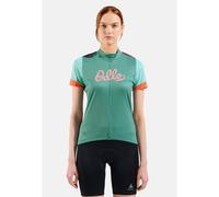 Odlo Maillot de cyclisme héritage Essentials pour femme, XS, green