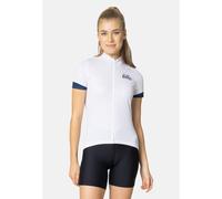 Odlo Maillot imprimé Essentials pour femme, L, blanc