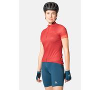 Odlo Essential 411961 Short Sleeve Jersey Rouge S Femme American Beauty / Cayenne