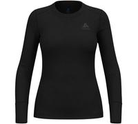 Odlo Sous-vêtements thermiques pour femmes Merino 200 I Sous-vêtements en laine mérinos pour femmes I T-shirt thermique à manches longues T-shirt thermique à manches longues et col rond I Femmes