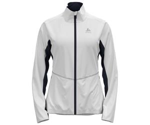 Odlo - Markenes Wmn Jkt White/Dark Sapphire - XS - Veste Nordique