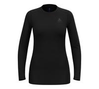 Odlo Merino 160Crew Haut Manches Longues Femmes - Noir, Taille L