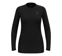 Odlo Merino 160Crew Haut Manches Longues Femmes - Noir, Taille XL