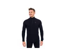Odlo Sous-vêtement thermique Merino 2 manches longues laine mérinos Noir L Homme