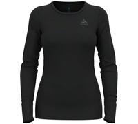 Odlo Sous-vêtements thermiques pour femmes Merino 200 I Sous-vêtements en laine mérinos pour femmes I T-shirt thermique à manches longues T-shirt thermique à manches longues et col rond I Femmes