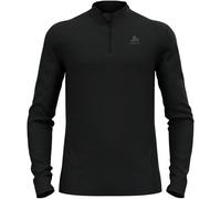 ODLO Merino 200 Bl Top Turtle Neck L/s Half Zip - Homme - Noir - taille XL- modèle 2025