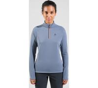 ODLO Mid layer 1/2 zip BESSO blanc - folkstone gris XL