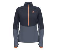 ODLO Mid layer 1/2 zip DESCENT CW 200 SL (india ink - live wire) Femme L