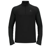 Odlo - Midlayer 1/2 Zip Essential Ceramiwarm - T-shirt technique - L - black / black