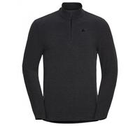 Odlo - Midlayer 1/2 Zip Roy - Pull polaire - XXL - shale grey / black stripes