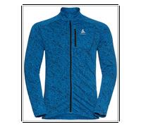 Odlo Midlayer Full Zip Fli Light Print Homme - Vêtements polaires outdoor hommes S