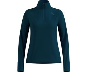 Odlo Midlayer Manches Longues 1/2 Zip X-Alp Femme L Bleu Marine