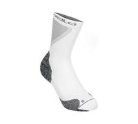Odlo Ceramicool Run Crew Chaussettes De Running-Blanc, Taille 45-47