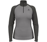 ODLO Natural Performance Pw 150 Bl Top Turtle Neck L/s Half Zip W - Femme - Gris - taille XS- modèle 2024