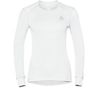 Odlo Originals Warm T-Shirt chaud col rond manches longues femme Blanc Taille Fabricant : XL