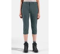 Odlo Pantalon de randonnée 3/4 léger Ascent pour femme, 34, vert