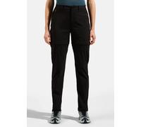 Odlo Pantalon de randonnée léger et convertible Ascent pour femme, 44, noir