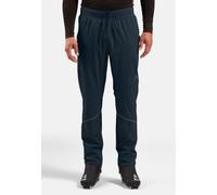 Odlo Pantalon de ski de fond coupe-vent Zeroweight Pro Warm pour homme, L, blau