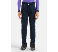 Odlo Pantalon de ski de fond Essentials Warm pour enfant, 128, bleu marine