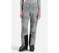 Odlo Pantalon Descent Pow Insulated pour femme - Ski et snow - gris, 34