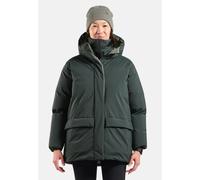 Odlo Parka à capuche réversible en duvet Ascent pour femme, XS, vert