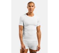 Odlo Crew Performance Light Eco Short Sleeve Base Layer Blanc S Homme