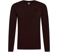 ODLO Performance Warm Bl Top Crew Neck L/s - Homme - Marron - taille L- modèle 2025