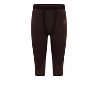 Odlo Performance Warm Blackcomb 3/4 Collant De Course Hommes - Marron, Taille S