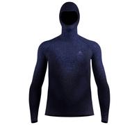 Odlo - Performance Warm Blackcomb Bl Top Facemask L/S - Sous-vêtement synthétique - XXL - skipper blue