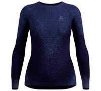 Odlo Couche de base Blackcomb Performance Warm manches longues Femme Bleu S