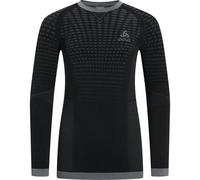 Odlo - Première couche technique - BL Top Crew Neck LS Performance Warm Kids Black/Graphite Grey - Taille Enfant 152 cm - Noir Noir 152 cm
