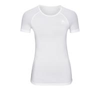 Odlo Performance X-Light Base Layer Top Crew Neck Short Sleeve Femme Blanc - Base-layers de running femmes M