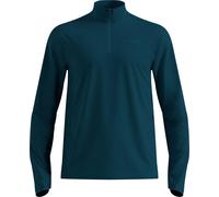 Odlo - Polaire polyvalente semi-zippé - Essential Thermal Mid Layer 1/2 Zip M Reflecting Pond - Taille S - Bleu Bleu S