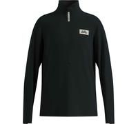 Odlo - Polaire stretch à col zippé - Adventurer Collection Mid Layer Half Zip Kids Black - Taille Enfant 128 cm - Noir Noir 128 cm