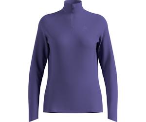 Odlo - Polaire stretch chaude et respirante - Mid Layer Half Zip Essential Ceramiwarm W Skipper Blue pour Femme - Taille L - Navy Navy L