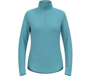 Odlo - Polaire stretch - Mid Layer 1/2 Zip Berra W Provincial Blue pour Femme - Taille S - Bleu Bleu S