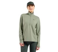 ODLO - T-shirts & Débardeurs trail running - T-shirt 1/2 Zip Femme Essential Thermal Shadow - XL - female XL