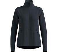 Odlo - Polaire zippée - Mid Layer Full Zip Essential Grid Fleece W Black Melange pour Femme - Taille L - Noir Noir L