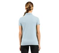 Odlo Ascent Natural Short Sleeve Polo Bleu S Femme