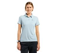 Odlo Cardada Short Sleeve Polo Bleu S Femme
